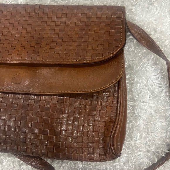 Fendi Brown Woven Leather Shoulder Bag - Picture 10 of 15